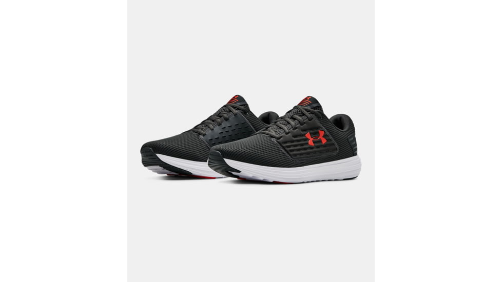 Under Armour Surge SE - Men's, Jet Gray/White/Barn, 10, 3021231-101-10