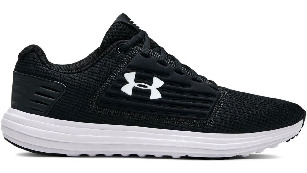 Under Armour Surge SE - Mens, Black/White/White, 13, 3021231-001-13