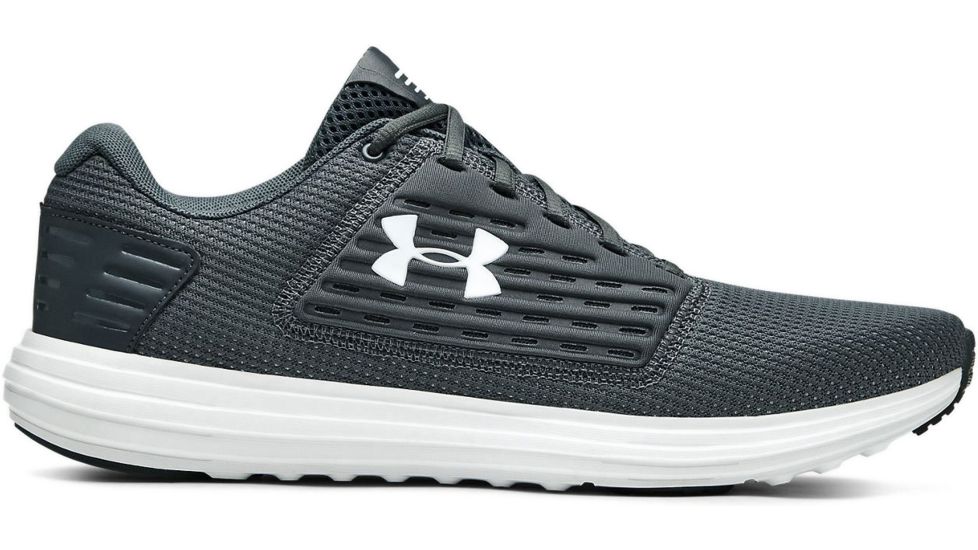 Under Armour Surge SE - Mens, Pitch Gray/Onyx White/Khaki Base, 8.5, 3021231-103-8.5