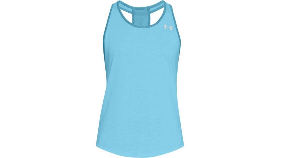 Under Armour Swyft Racer Tank - Women's, Canoe Blue AFS/Deprecated/White/Reflective, Extra Small, 1318420-713-XS