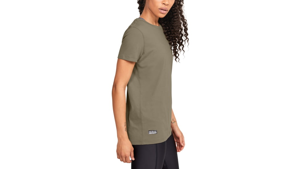 Under Armour Tactical Cotton T-Shirt - Womens, Federal Tan, 2XL, 13517614992X