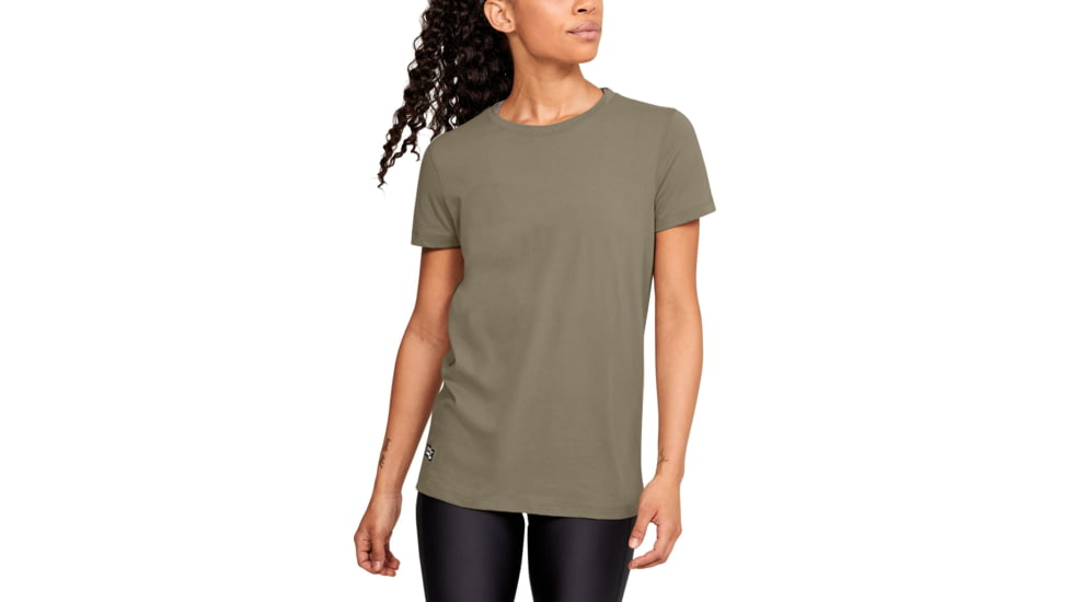 Under Armour Tactical Cotton T-Shirt - Womens, Federal Tan, 2XL, 13517614992X