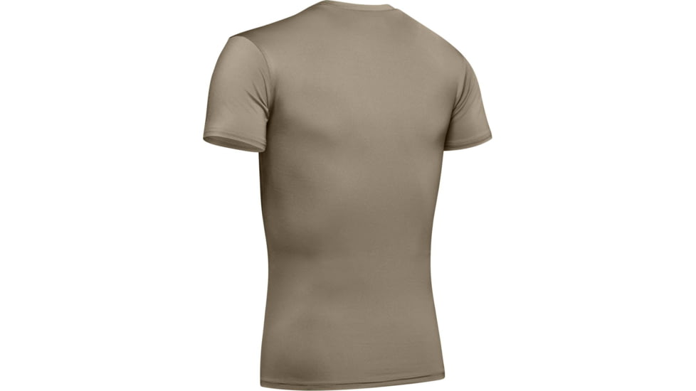 Under Armour Tactical HeatGear Compression Short Sleeve T-Shirt - Mens, Federal Tan, 3X-Large, 12160074993X