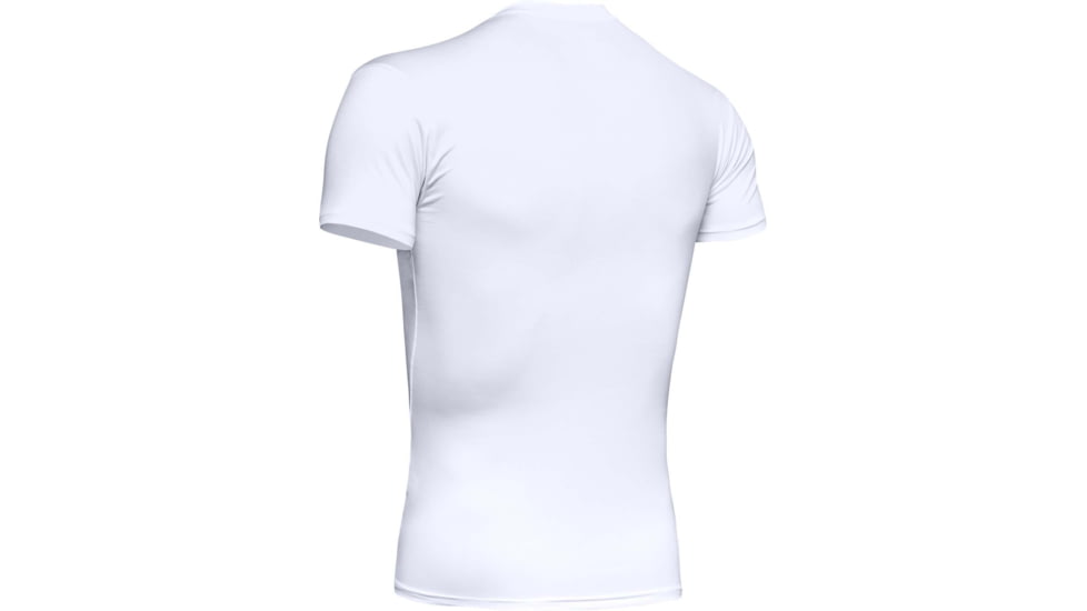 Under Armour Tactical HeatGear Compression V-Neck T-Shirt - Mens, White, 3X-Large, 12160101003X