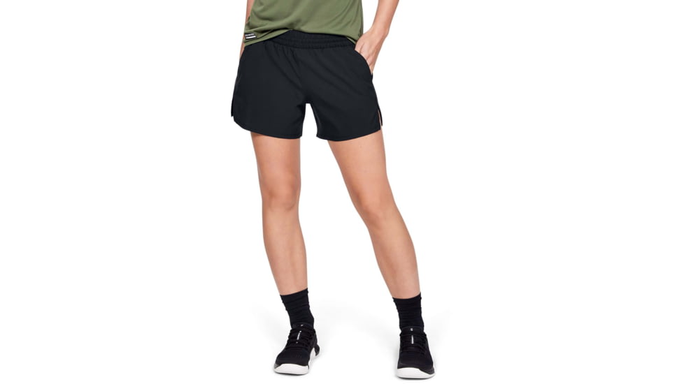 Under Armour Tactical PT Short - Womens, Black, Small, 1343358001SM