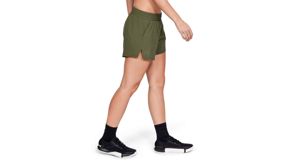 Under Armour Tactical PT Short - Womens, Marine OD Green, Medium, 1343358390MD