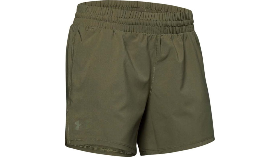 Under Armour Tactical PT Short - Womens, Marine OD Green, Medium, 1343358390MD