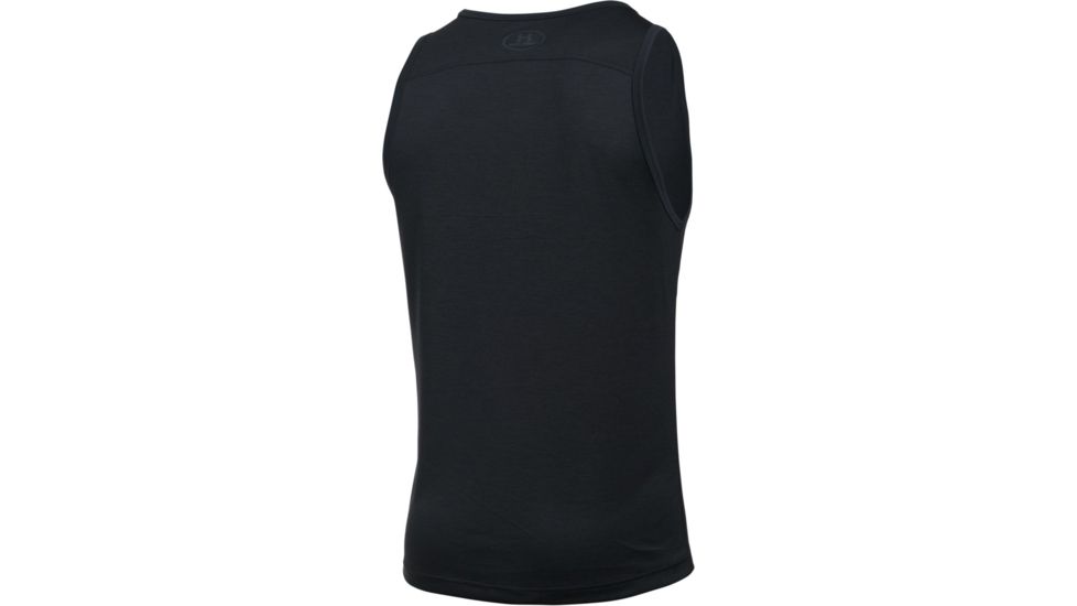 Under Armour Tech Tank - Men's, Black/Steel, Medium, 1242793-007-MD