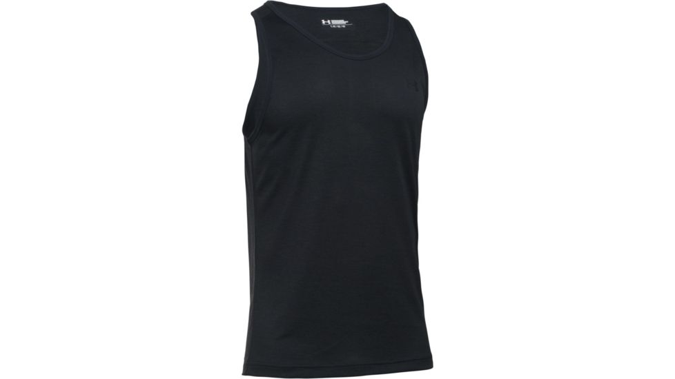 Under Armour Tech Tank, Black/Steel, MD, 1242793-007-MD