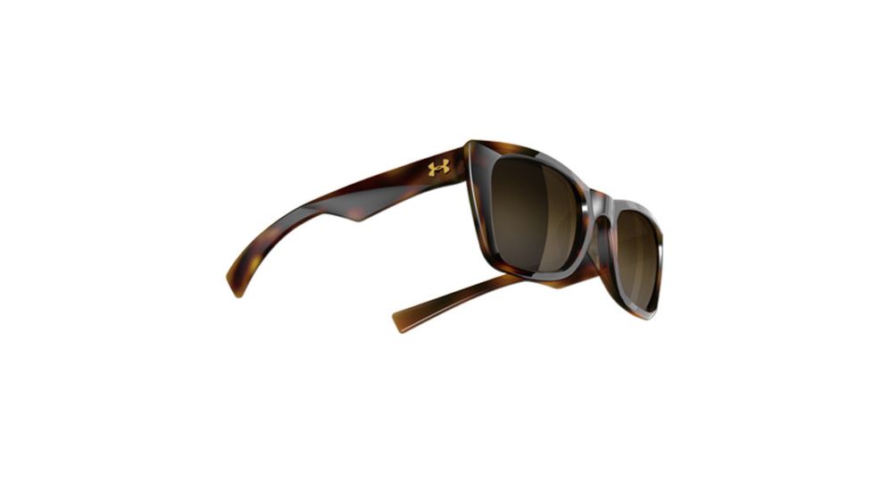 Under Armour Tempest Single Vision Prescription Sunglasses, Crystal Tortoise Frame-U8600058-282821SV