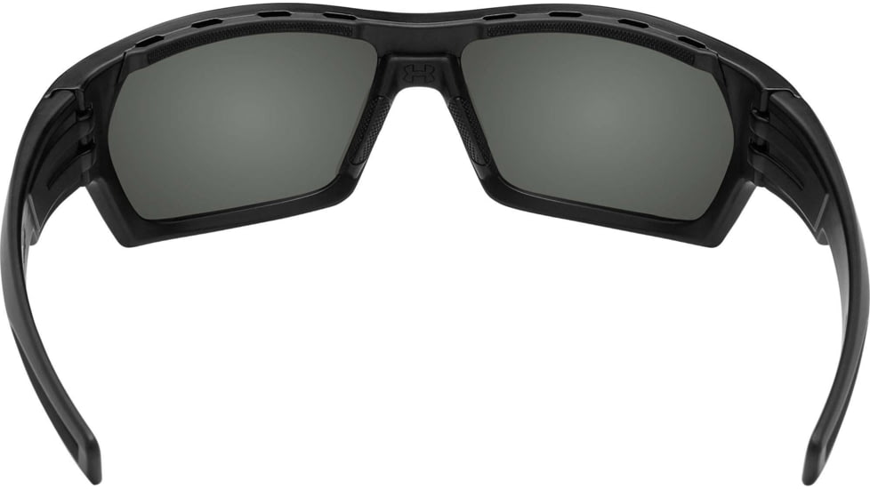 Under Armour UA Battlewrap Sunglasses, Off-Shore Lens, Satin Black, One Size Fits Most, UA8650081-010167