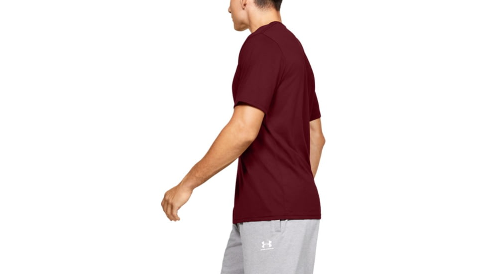 Under Armour UA Big Logo T-Shirt - Mens, Extra Large, Cordova, 1329583615XL