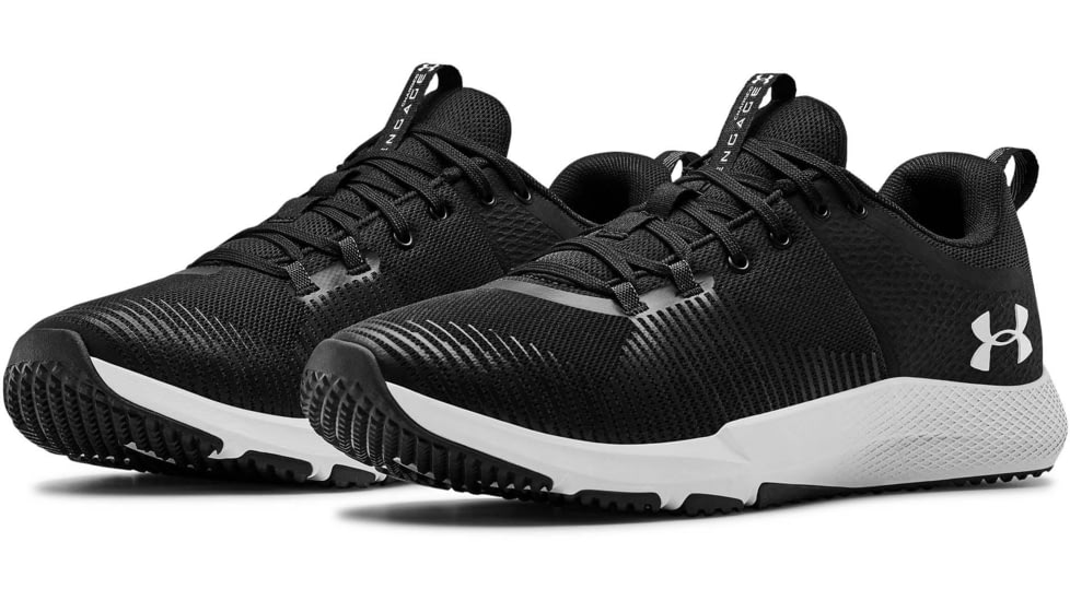 Under Armour UA Charged Engage Road Running Shoe - Womens, Black, 11, 302261600111
