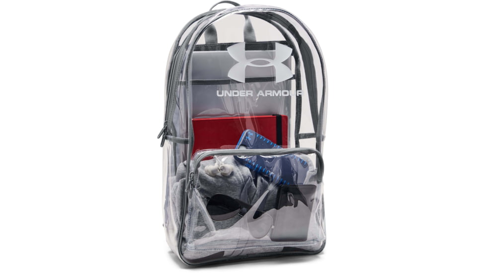 Under Armour UA Clear Backpack, Steel, 1352118961OSFA
