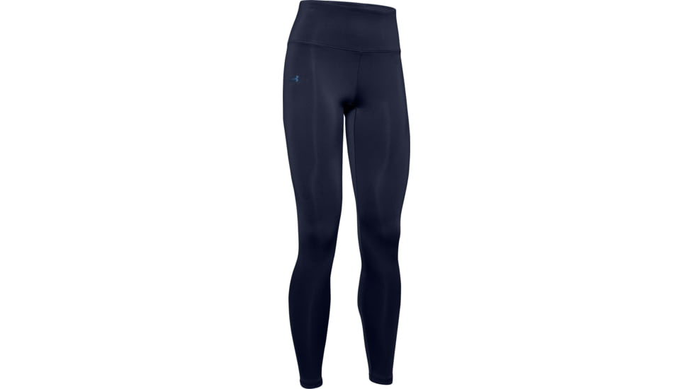 Under Armour UA ColdGear Armour Leggings - Womens, Midnight Navy, Small, 1344527410SM