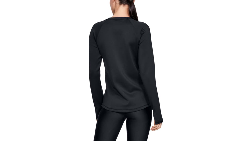 Under Armour UA ColdGear Armour Long Sleeve Shirt - Womens, Black, 2X-Large, 13445310012X