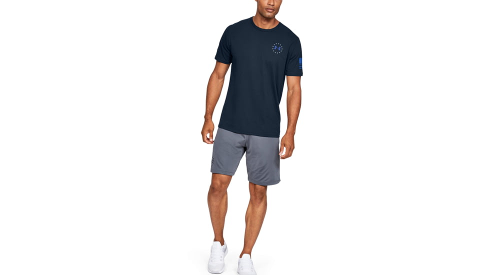 Under Armour UA Freedom Banner Tactical Graphic T-Shirt - Mens, Academy, X-Large, 1352147408XL