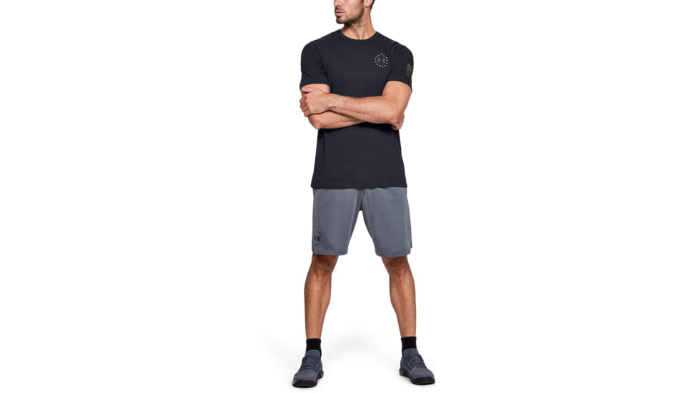 Under Armour UA Freedom Banner Tactical Graphic T-Shirt - Mens, Black, 2X-Large, 13521470012X