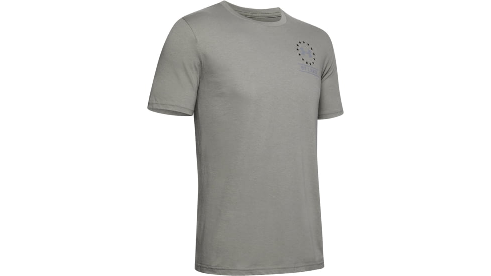 Under Armour UA Freedom By Land T-Shirt - Mens, Gravity Green, 2X-Large, 13521563882X