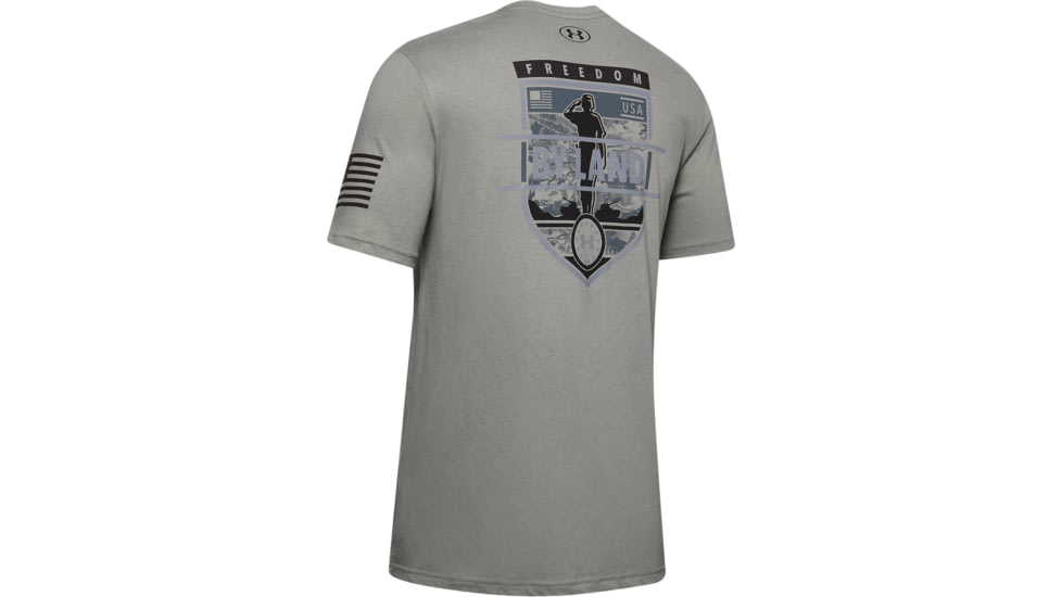 Under Armour UA Freedom By Land T-Shirt - Mens, Gravity Green, 2X-Large, 13521563882X