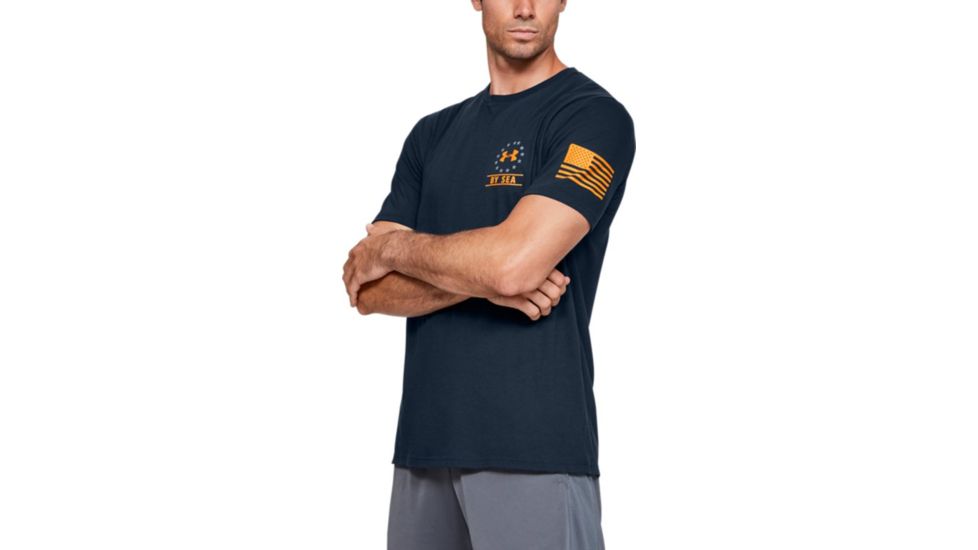 Under Armour UA Freedom By Sea T-Shirt - Mens, 2XL, 13521574082X