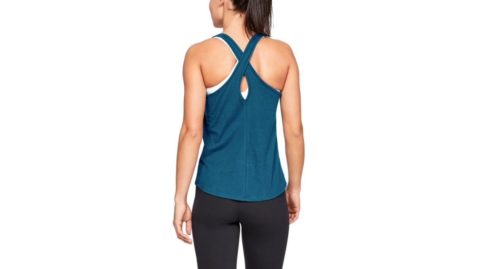 Under Armour UA Freedom Collage Tank Top - Womens, Blue, Medium, 1327577437MD