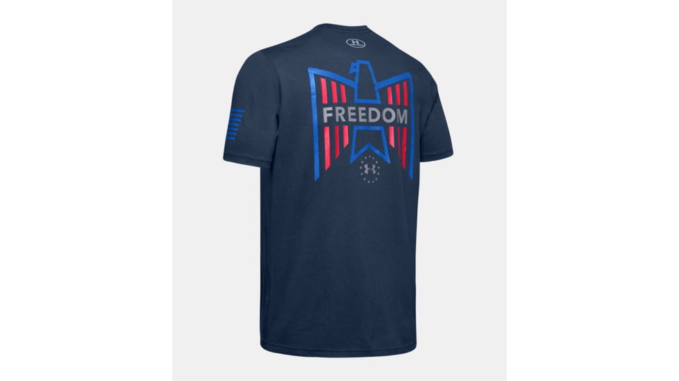 Under Armour UA Freedom Eagle T-Shirt - Mens, Small, Academy, 1343545408SM