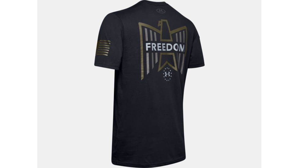 Under Armour UA Freedom Eagle T-Shirt - Mens, 3XL, Black, 13435450013X