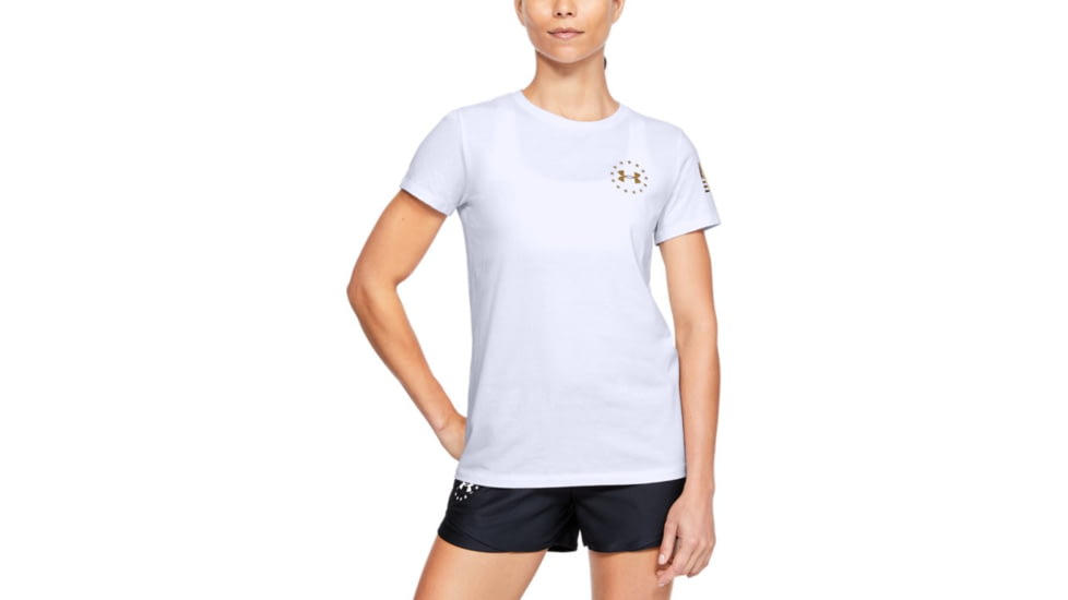 Under Armour UA Freedom Flag Evade T-Shirt - Womens, 2XL, 13552501002X