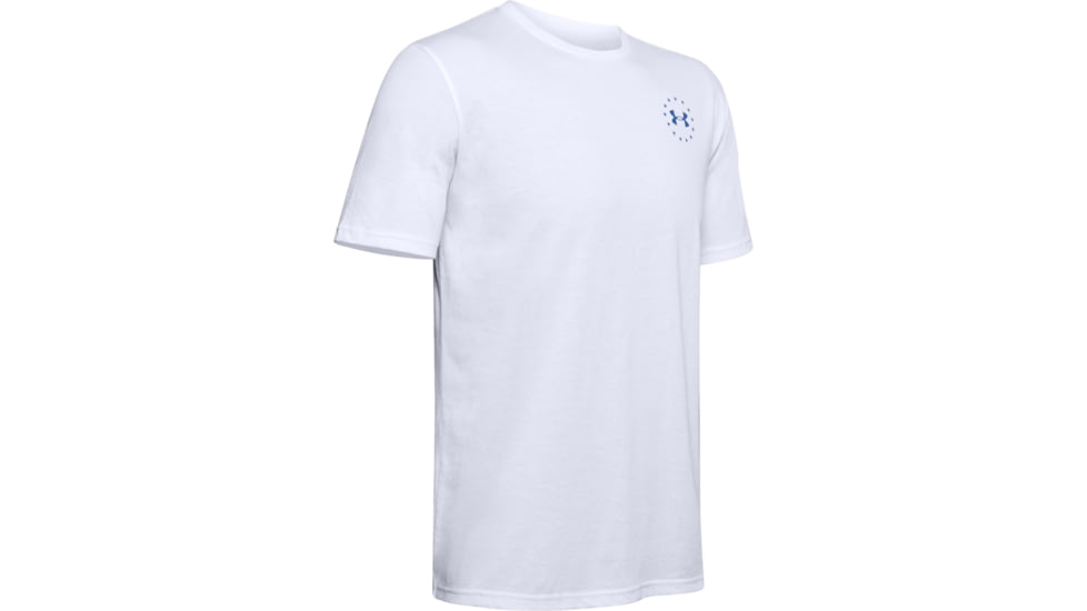 Under Armour UA Freedom Flag T-Shirt - Mens, White, X-Large, 1333350101XL