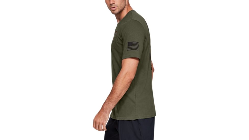 Under Armour UA Freedom Sentinel T-Shirt - Mens, Medium, Marine OD Green, 1352152390MD