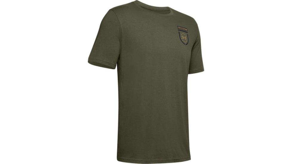 Under Armour UA Freedom Sentinel T-Shirt - Mens, Medium, Marine OD Green, 1352152390MD