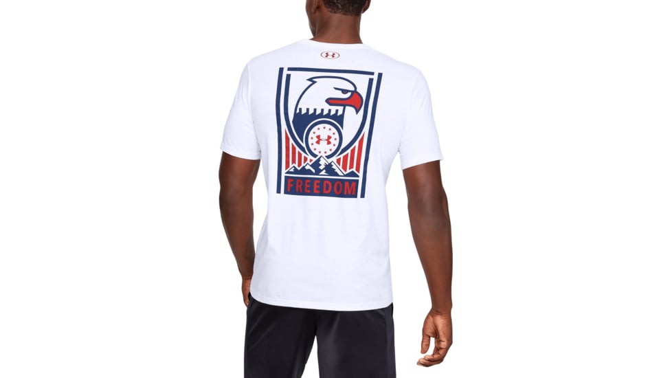 Under Armour UA Freedom Sentinel T-Shirt - Men's, Extra Large, White, 1352152100XL
