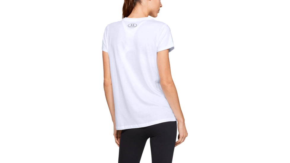 Under Armour UA Freedom Star T-Shirt - Womens, White, Small, 1327572100SM