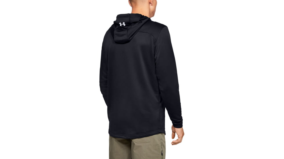Under Armour UA Freedom Tech Terry Hoodie - Mens, Black/White, 2X-Large, 13231050022X
