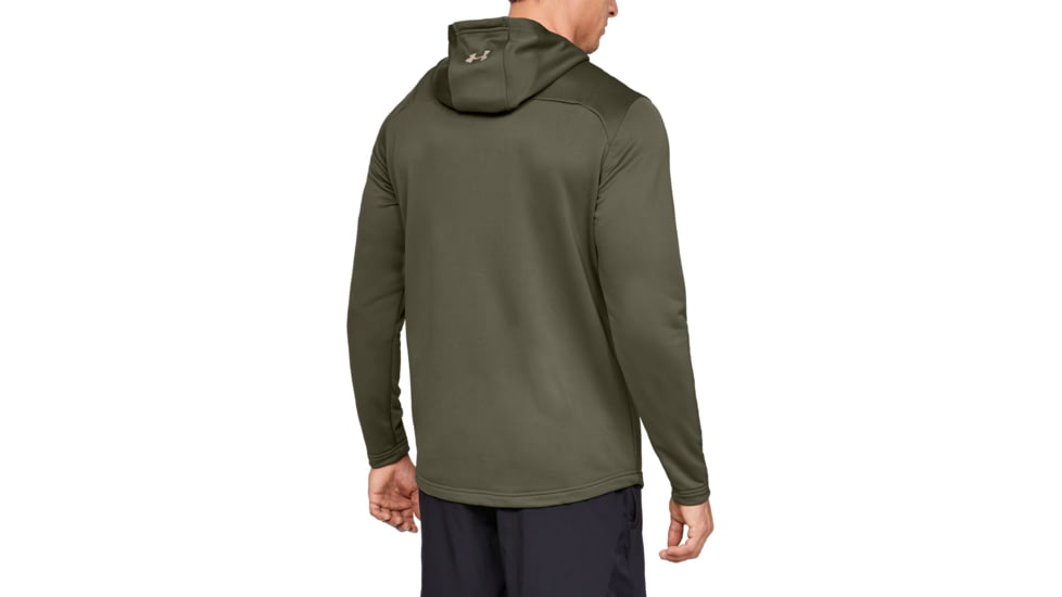 Under Armour UA Freedom Tech Terry Hoodie - Mens, Marine OD Green, 3X-Large, 13231053903XL