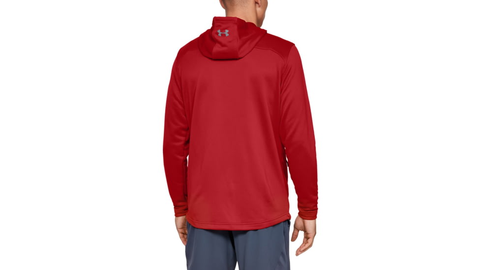 Under Armour UA Freedom Tech Terry Hoodie - Mens, Red, 2X-Large, 13231056002X