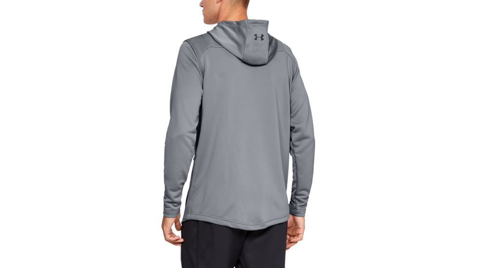 Under Armour UA Freedom Tech Terry Hoodie - Mens, Steel/Black, 2X-Large, 13231050362X