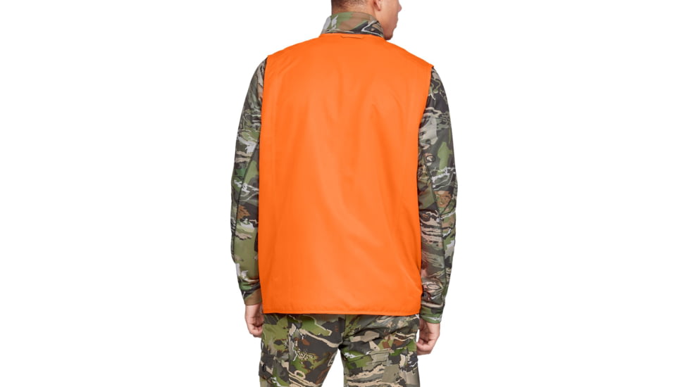 Under Armour UA Hunt Blaze Vest - Mens, Blaze Orange, Small, 1316737825SM