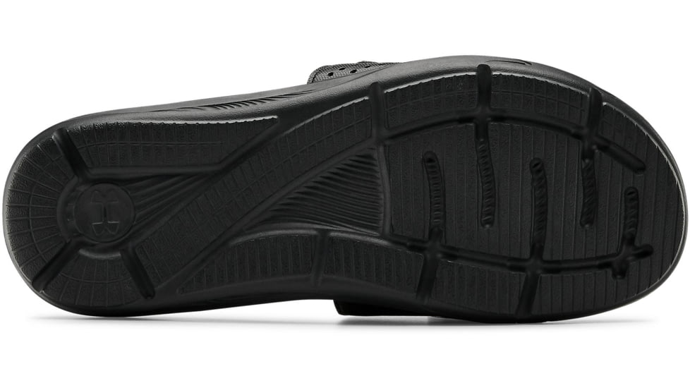 Under Armour UA Ignite VI Slide Sandal - Mens, Black/Black/Silver, 10, 302271100410