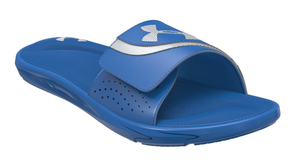 Under Armour UA Ignite VI Slide Sandal - Mens, Mediterranean, 15, 302271140115