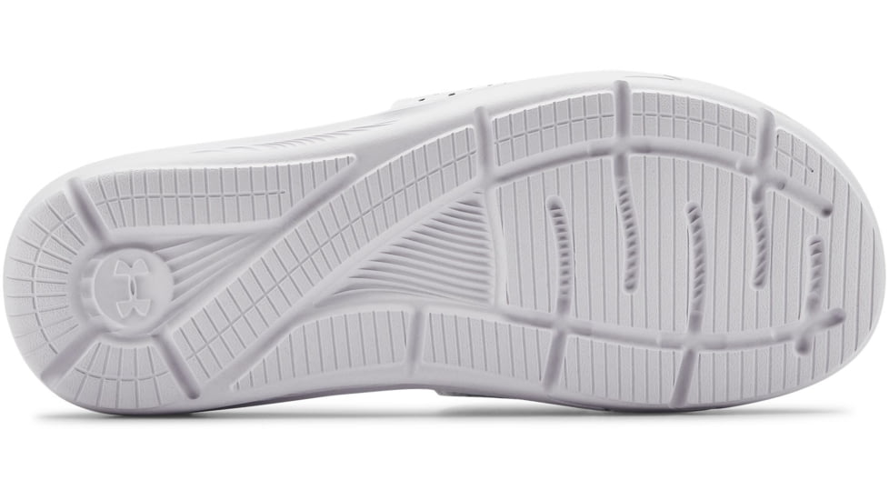 Under Armour UA Ignite VI Slide Sandal - Mens, White/Black, 10, 302271110010