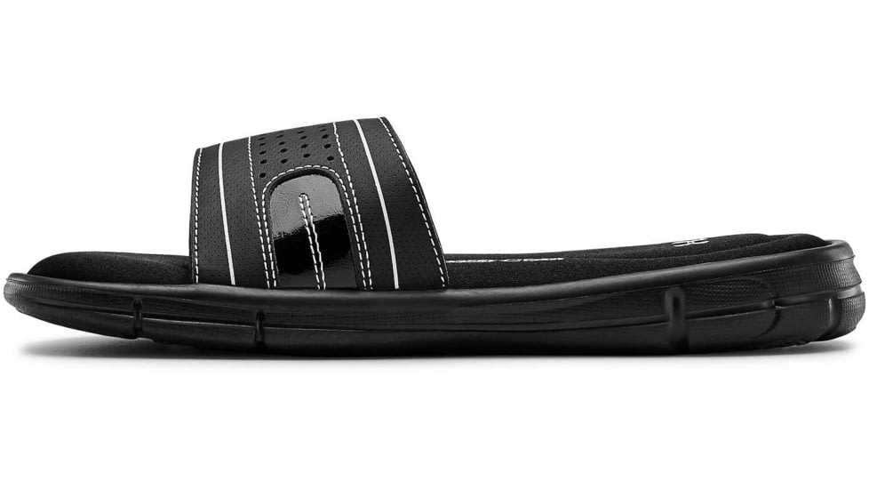Under Armour UA Ignite VIII Slide Sandal - Womens, Black, 7, 12873190017