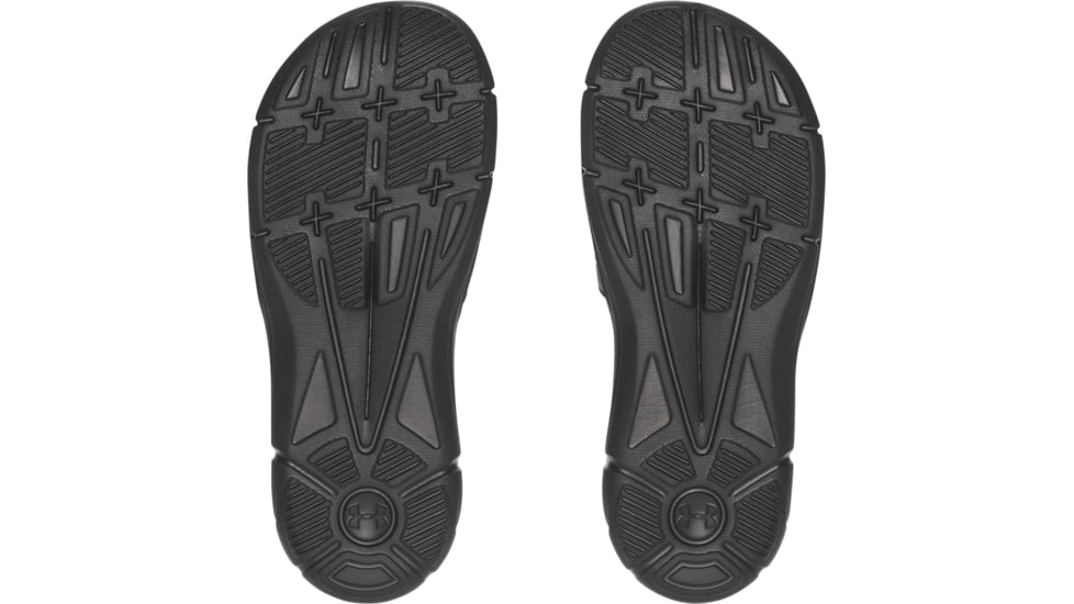 Under Armour UA Ignite VIII Slide Sandal - Womens, Black/Pink, 11, 128731900611