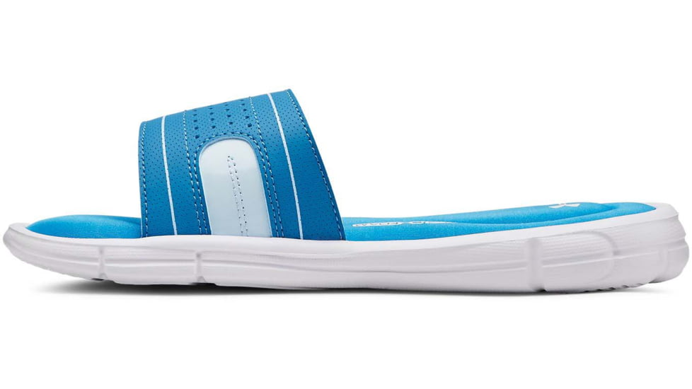 Under Armour UA Ignite VIII Slide Sandal - Womens, Ether Blue, 10, 128731930210