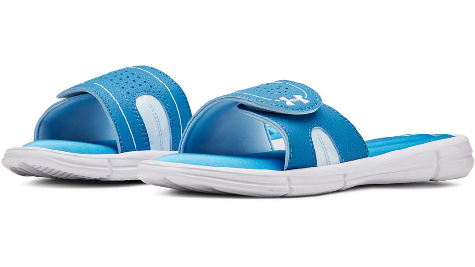 Under Armour UA Ignite VIII Slide Sandal - Womens, Ether Blue, 10, 128731930210