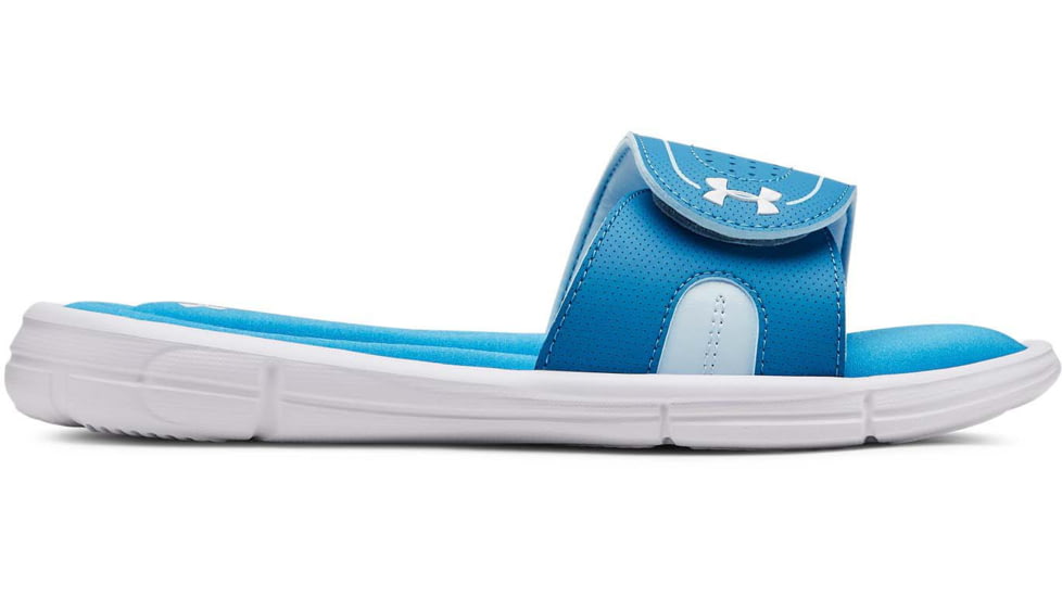 Under Armour UA Ignite VIII Slide Sandal - Womens, Ether Blue, 10, 128731930210