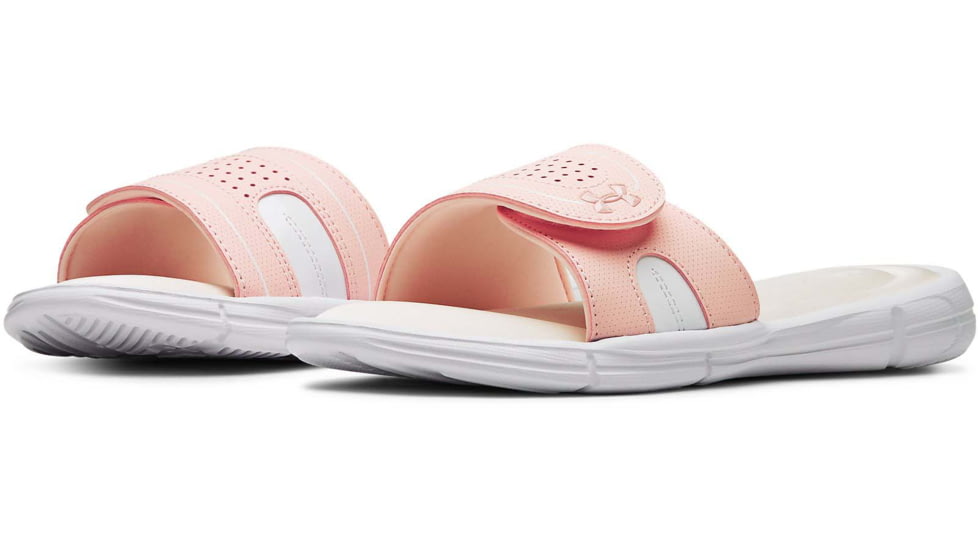 Under Armour UA Ignite VIII Slide Sandal - Womens, Orange Dream, 6, 12873196016