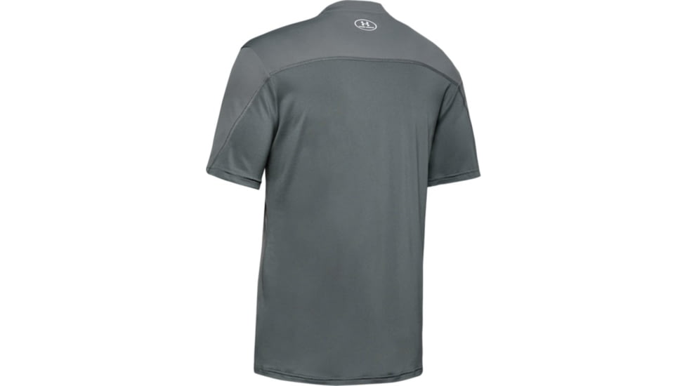 Under Armour IsoChill Stacked Short Sleeve T-Shirt - Men's, Pitch Gray, X-Large, 1353897012XL