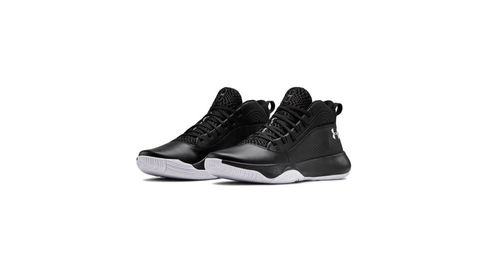 Under Armour UA Lockdown 4 Basketball Shoes - Men's, 10.5, Black, 302205200610.5